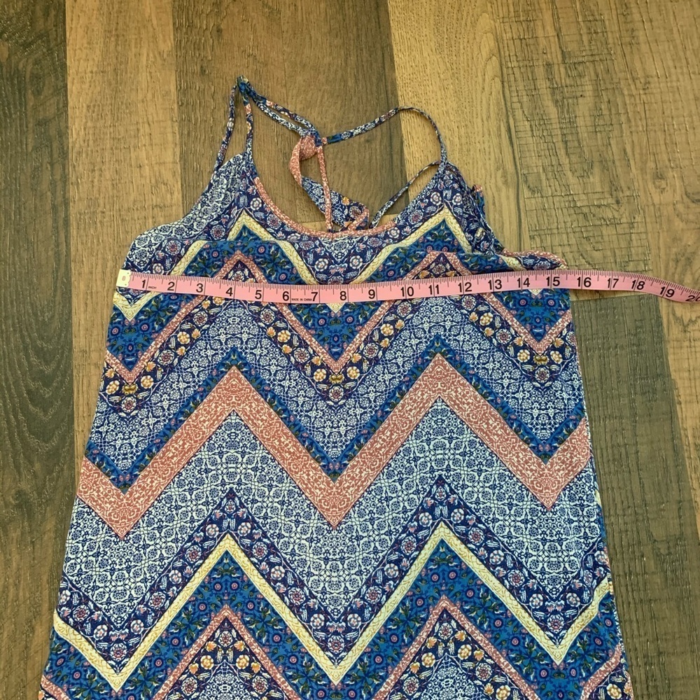 Just Love Floral Tank Top Sz M - Picture 6 of 7